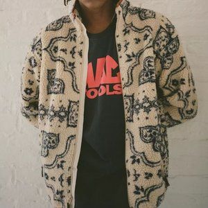 BDG Damask Sherpa Fleece Jacket
